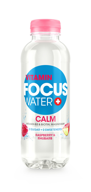 Focus Water Calm Rhabarber & Himbeere