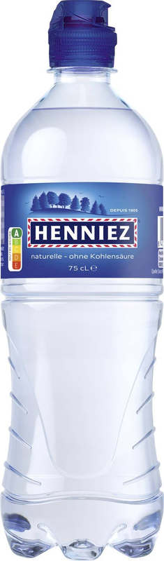 Henniez blau ohne Kohlensäure Sportscap