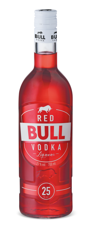 Vodka Liqueur Bull red