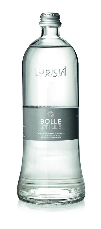 Lurisia Bolle mit Kohlensäure