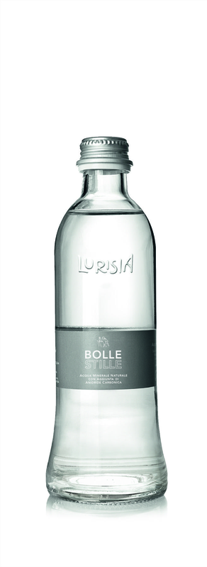 Lurisia Bolle mit Kohlensäure