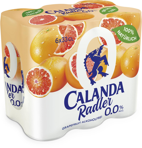 Calanda Radler Grapefruit 0.0% alkoholfrei
