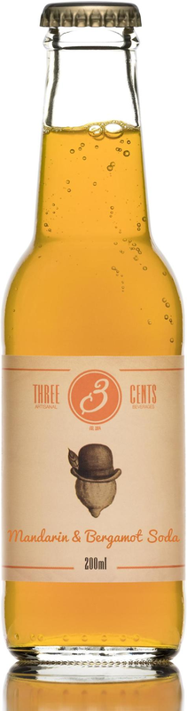 Three Cents Mandarin & Bergamot Soda