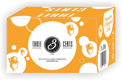 Three Cents Mandarin & Bergamot Soda