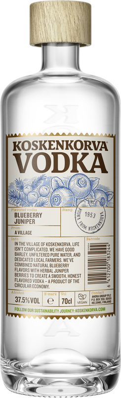 Vodka Koskenkorva Blueberry Juniper