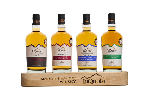 Whisky Set InQuota 4 Fl mit Gläsern