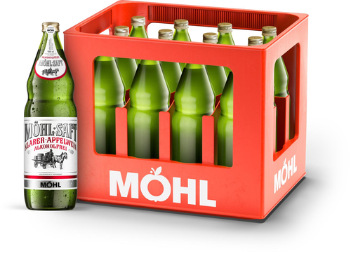 Möhl Saft Klarer-Apfelwein alkoholfrei