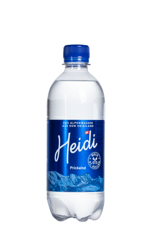 Heidi Wasser prickelnd mit Kohlensäure