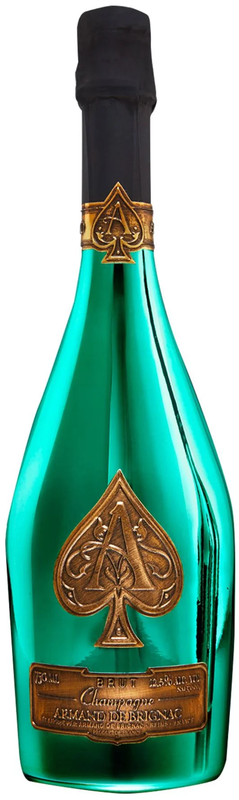 Ace of Spades Green Brut Velvet Bag