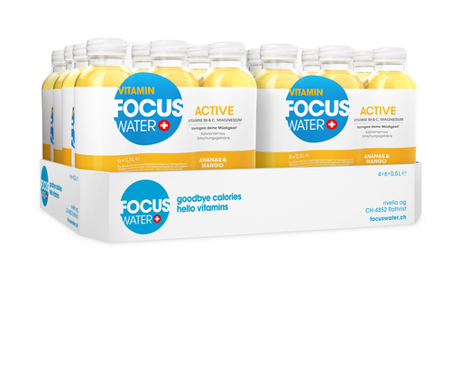 Focus Water Active Ananas & Mango