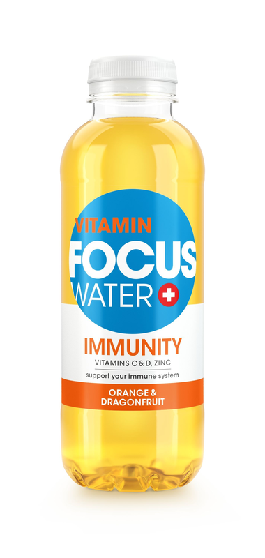 Focus Water Immunity Orange & Dragonfruit