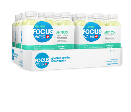 Focus Water Antiox Zitrone & Ingwer