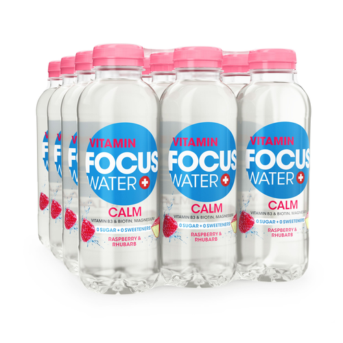 Focus Water Calm Rhabarber & Himbeere
