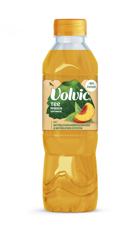 Volvic Tee Pfirsich