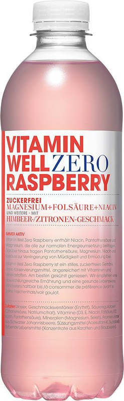 Vitamin Well Zero Raspberry