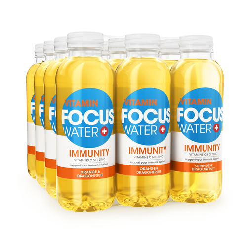 Focus Water Immunity Orange & Dragonfruit