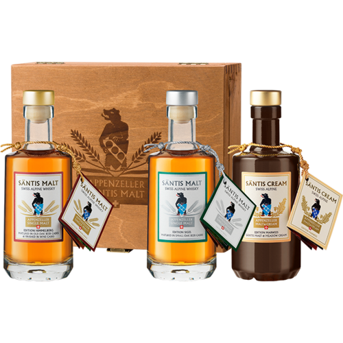 Whisky Säntis Malt 3er Set
