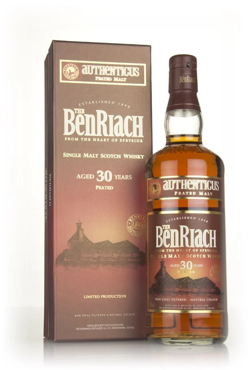 Whisky Benriach 30y Authenticus Peated