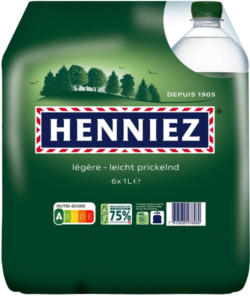 Henniez grün wenig Kohlensäure