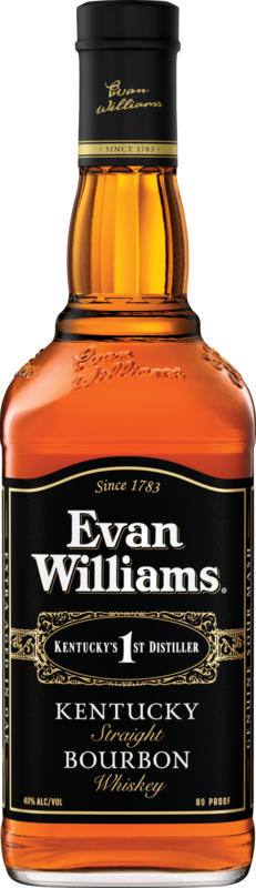 Whiskey Straight Bourbon Evan Williams Black Label