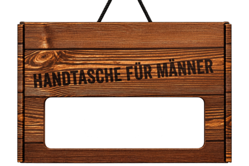 Handtasche für Männer Verpackung für 5 Flaschen Bier