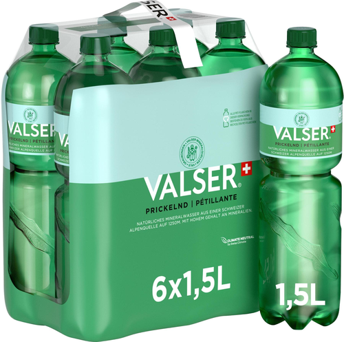 Valser Prickelnd mit Kohlensäure