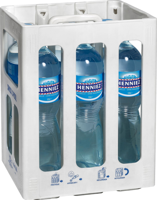 Henniez blau ohne Kohlensäure