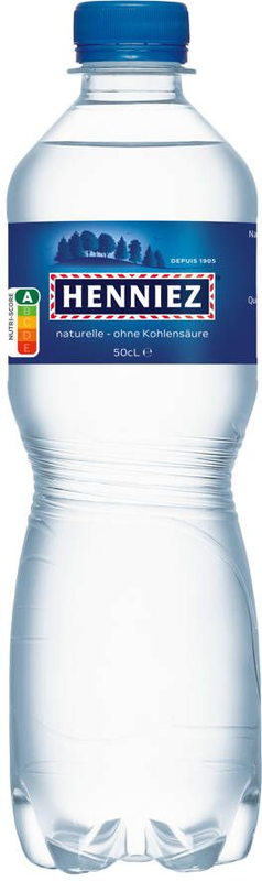 Henniez blau ohne Kohlensäure