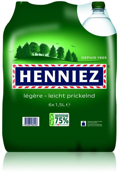 Henniez grün wenig Kohlensäure