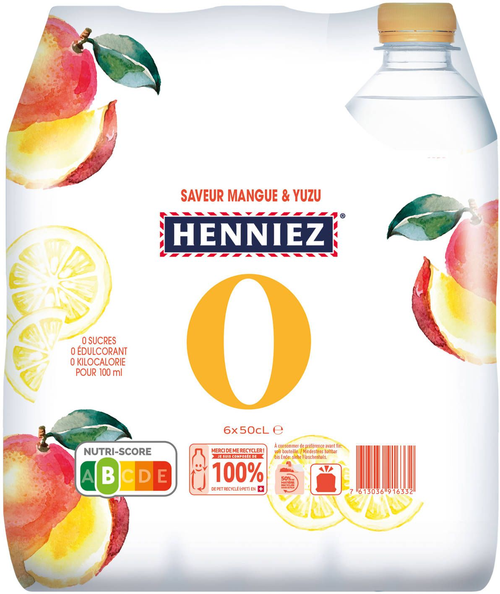 Henniez ARO Mango-Yuzu 0 Kal.