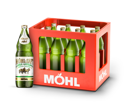 Möhl Saft Klarer-Apfelwein Spezial Auslese MW Glas