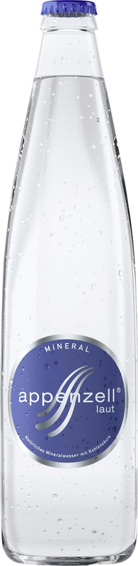 Appenzell Mineral laut viel Kohlensäure