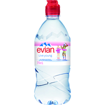 Evian ohne Kohlensäure Sportscap